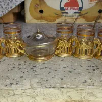 استکان چایی خوری برنجی