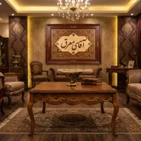 جلومبلی و عسلی مازول چوبی کد k9(اقساطی)