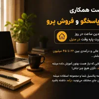 استخدام ادمین پاسخگویی پرو(کاردر منزل و تضمین شده)