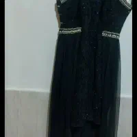 پیراهن مجلسی سنگ دوزی شده