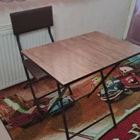 میز و صندلی تاشو تمیز و سالم