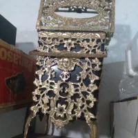 سطل اشغال و جادسمالی برنز