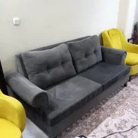 مبل راحتی دورنگ