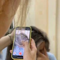مدل برای بالیاژ مو