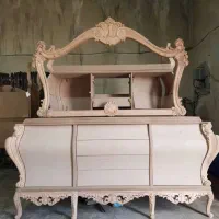 دراور ۶کشو تمام MDF وپایه چوب