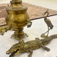 سماور ذغالی و سوسمار جنس برنج
