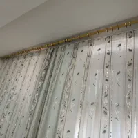 چوب پرده طلایی