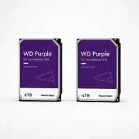 هارد وسترن دیجیتال بنفش 4TB و 6TB گارانتی اصلی