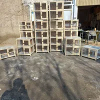جفت کن قفس چوبی گنجه جفتکن کبوتر کفتر
