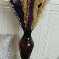 گل با گلدان