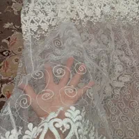 معاوضه پرده حریر طرح دار با حریر ساه