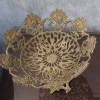 میوه خوری پایه دار برنجی