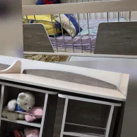 تخت بچه گانه+ تشک + کمد لباس