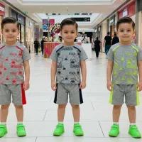 تولیدی عمده تهرانی فر /تیشرت شلوارک نواردوزی پسر