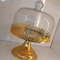 کاپ کیک بزرگ استیل طلایی
