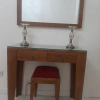 آینه کنسول تمام چوب