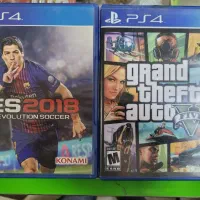 دیسک بازی gta و فوتبال ps4 و ps5