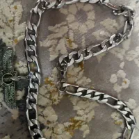 فروش گردنبند استیل رنگ ثابت با پلاک