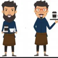 کارگرساده برای کار در کافه