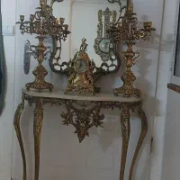 اینه شمعدان برنز