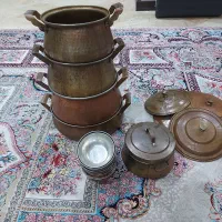 تعدادی لوازم مسی و برنز