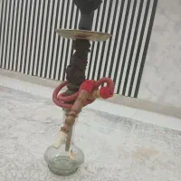 دو عدد قلیان چوبی