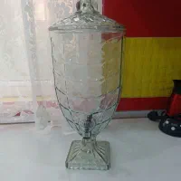 کلمن شیشه ای پایه دار
