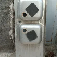 سینک دو قلو لگن چپ