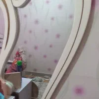 میزآرایش سفید رنگ سه کشو