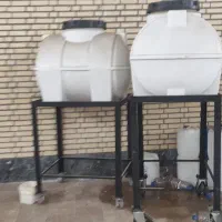 مخزن ۵۰۰  لیتری با پایه چرخ دار
