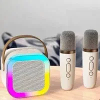 اسپیکر بلوتوثی دو میکروفون رقص نوردارK12 بیس دار