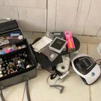 فروش وسایل کاشت و طراحی ناخن  در حد نو