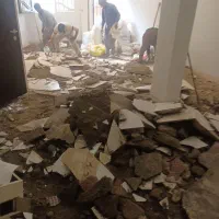 تخریب ساختمان پاسداران مرزداران امیرآباد فاطمی سهر