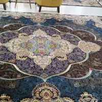 دو تخته فرش ۱۲ متری کاشان ۷۰۰ شانه نخ آکریلیک