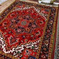 فرش هریس اصل تاجری دستباف بارماخ نو1عدد
