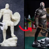 نقاش مجسمه های سه بعدی (action figure)