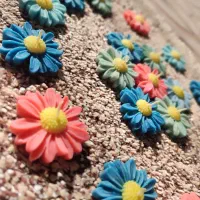 شمع بابونه گیفت گل بابونه