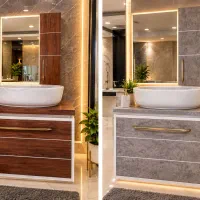 کابین روشویی آینه باکس روشویی کابینتی مدل الگانس