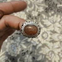 انگشتر عقیق یمنی پرتغالی قدیمی