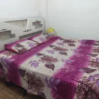 تخت چوبی دونفره به همراه خوشخواب