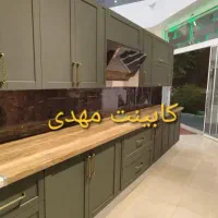کابینت مهدی .تمام ام دی اف  و هایگلاس ترکیبی کدej3