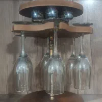 استند بار و گیلاس دو طبقه کاملا نو
