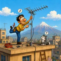 نصب و تنظیم آنتن، براکت ، تلویزیون