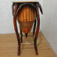 گلدان چوبی