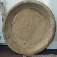 تشت چوبی ،کار دست (عتیقه و قدیمی)