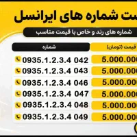 سیم کارت سازمانی ایرانسل 0935 مناسب شرکت