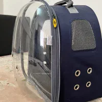 کوله حمل گربه همراه لوازم گربه و اسباب بازی گربه