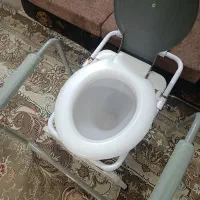 توالت فرنگی همراه وسایل توانبخشی