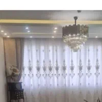 پرده حریر با 2 یالان فروش فوری