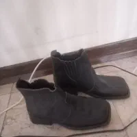 جفت نیم بوت چرم اصل نو نو  قدیم سایز ۴۰